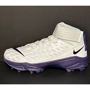 Nike Force Savage Pro 2 Shark Football Cleats Rubber Purple BV5448-103 Size 12